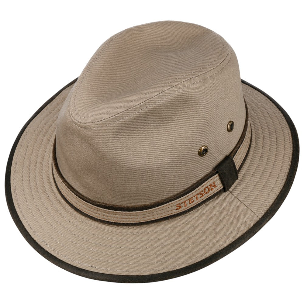 Stetson Ava Cotton Traveller Sommerhat - Beige - Traveller Hat fra Stetson hos The Prince Webshop