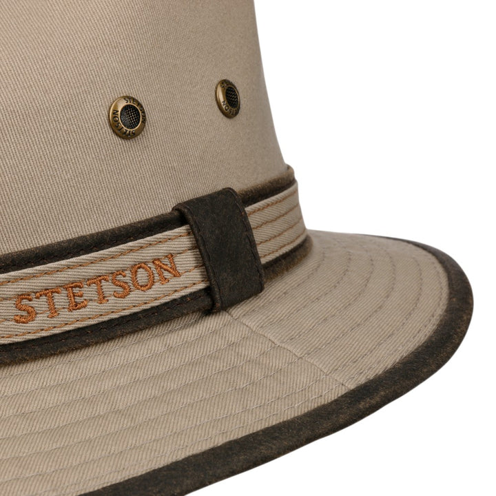 Stetson Ava Cotton Traveller Sommerhat - Beige - Traveller Hat fra Stetson hos The Prince Webshop