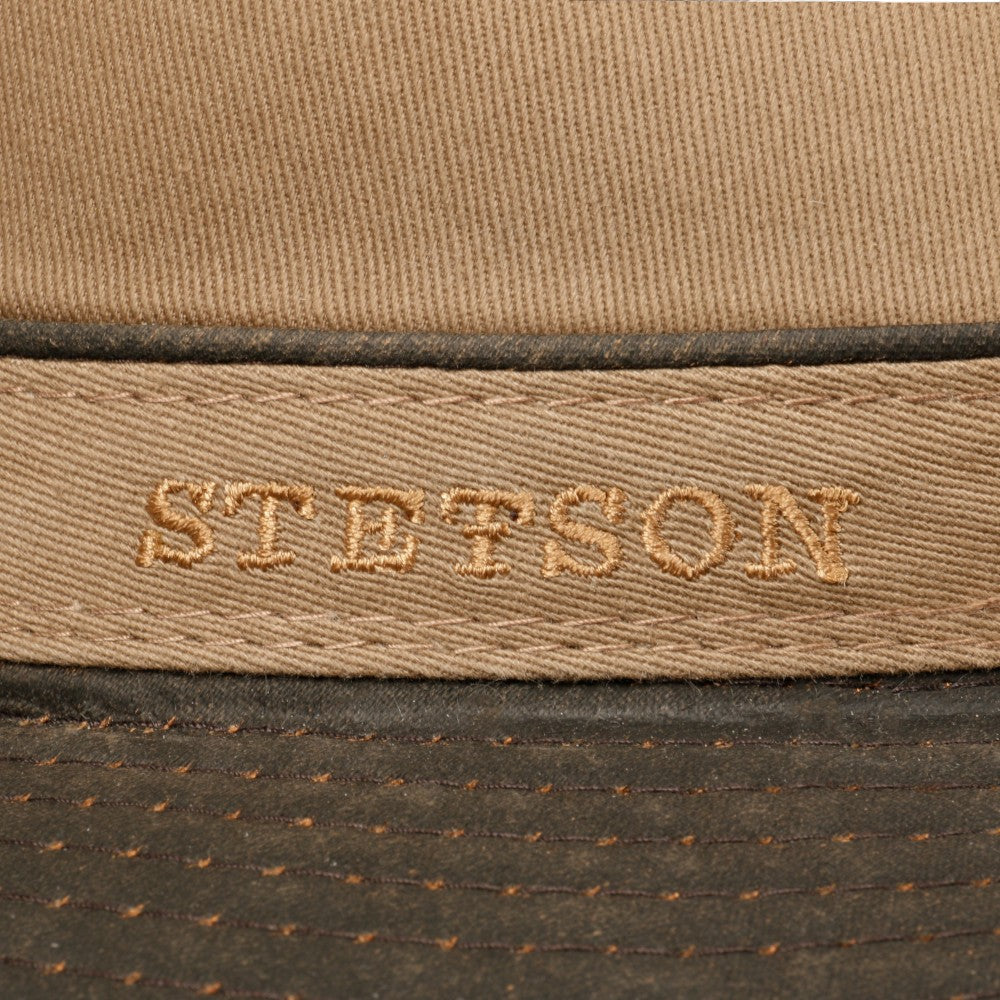 Stetson Ava Cotton Traveller Sommerhat - Brown / Brass - Traveller Hat fra Stetson hos The Prince Webshop