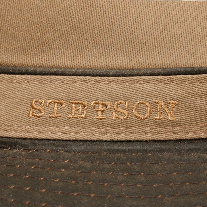 Stetson Ava Cotton Traveller Sommerhat - Brown / Brass - Traveller Hat fra Stetson hos The Prince Webshop