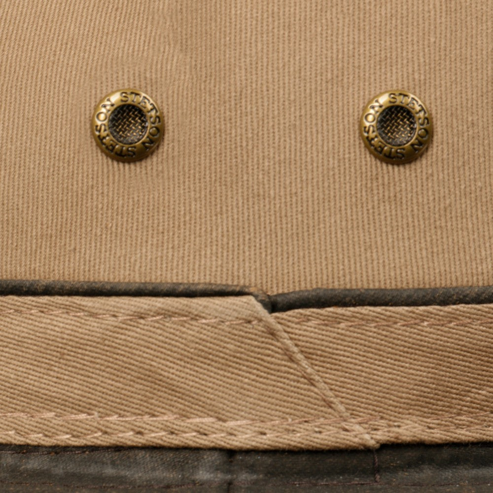 Stetson Ava Cotton Traveller Sommerhat - Brown / Brass - Traveller Hat fra Stetson hos The Prince Webshop