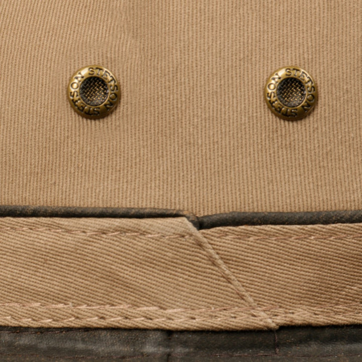 Stetson Ava Cotton Traveller Sommerhat - Brown / Brass - Traveller Hat fra Stetson hos The Prince Webshop