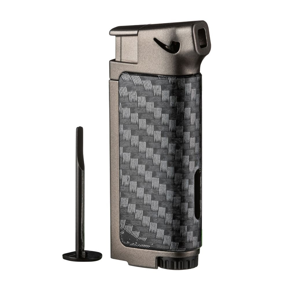 Eurojet Pibe Lighter Sort Carbon - Lighter fra Eurojet hos The Prince Webshop