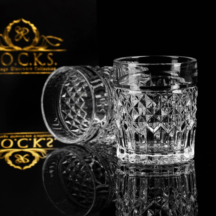 ROCKS - The Privilege Collection - Prestige Whiskey Glasses Gift Set - Whiskey Glas fra R.O.C.K.S hos The Prince Webshop
