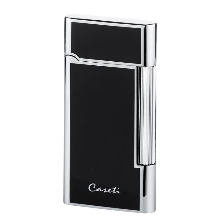 CASETI Flint Cigaret Lighter - Sort/Chrome Elegance - Lighter fra Caseti hos The Prince Webshop