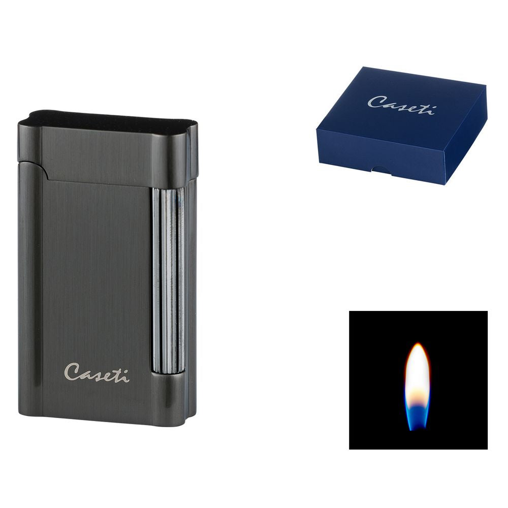 CASETI Flint Cigaret Lighter - Satin Gunmetal - Lighter fra Caseti hos The Prince Webshop