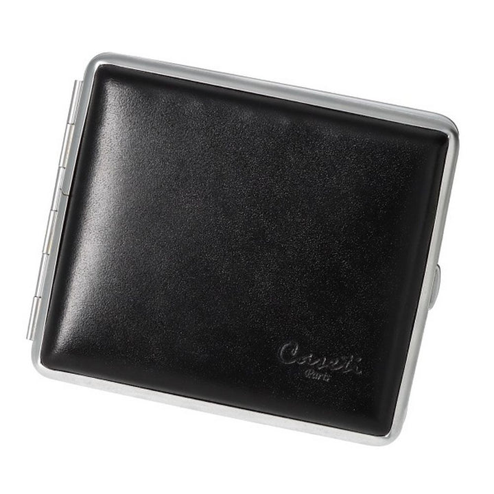 CASETI Cigaret Etui til 18 King Size - Sort Læder - Cigaret Etui fra Caseti hos The Prince Webshop