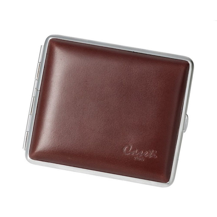 CASETI Cigaret Etui til 18 King Size - Mørkebrunt Læder - Cigaret Etui fra Caseti hos The Prince Webshop