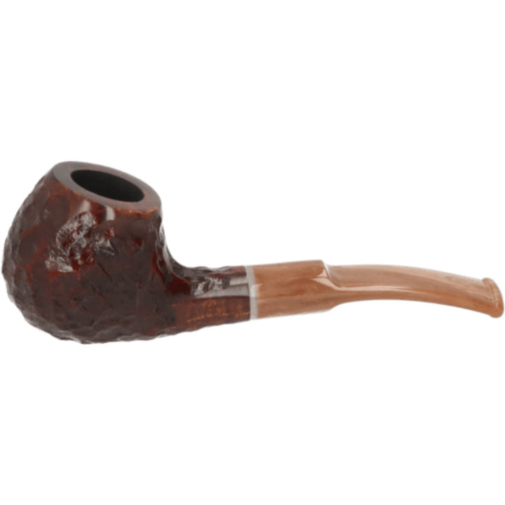Angelo Freehand Pipe - Light Brown Bruyere - Straight with Ring
