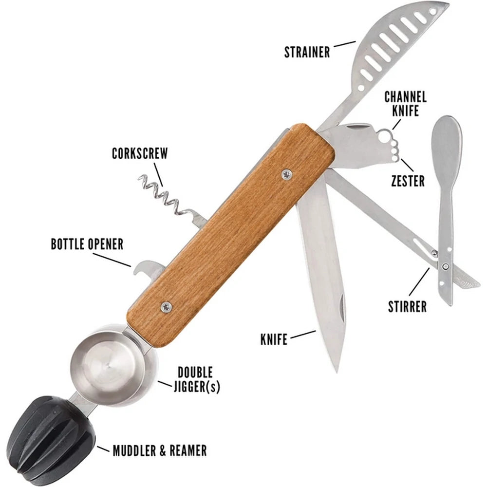 Trixie & Milo - 10-in-1 Barware Tool - Bartender Gear fra Trixie & Milo hos The Prince Webshop