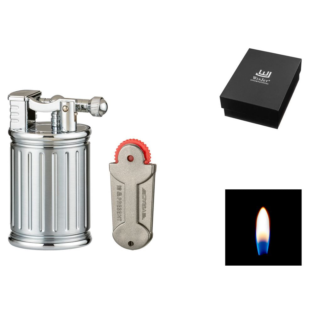 Winjet Vintage Flint Bord Lighter - Sølv - Lighter fra Winjet hos The Prince Webshop