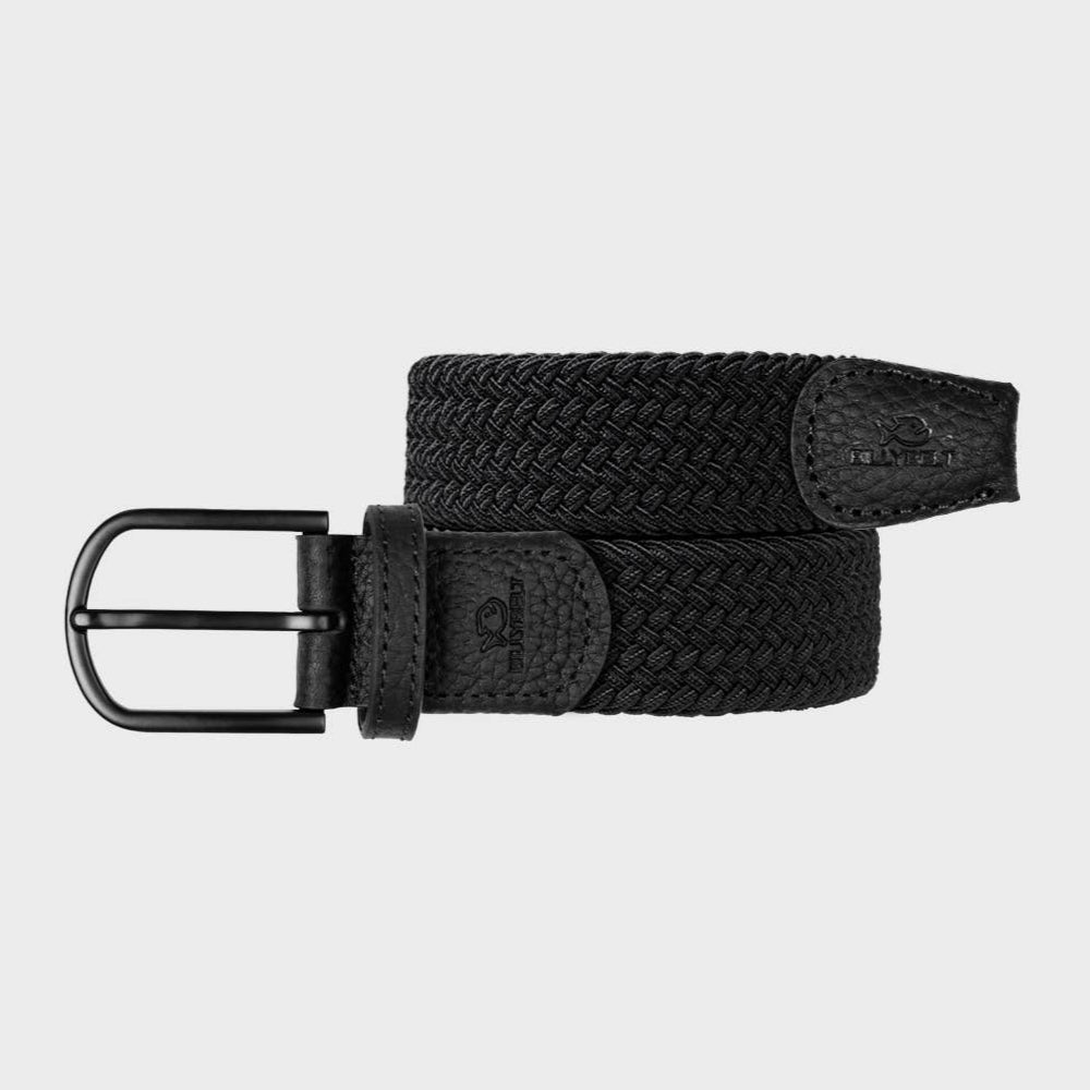 BILLYBELT All Black Woven Elastic Belt - Elastisk Komfort Bælte - Bælte fra BILLYBELT hos The Prince Webshop