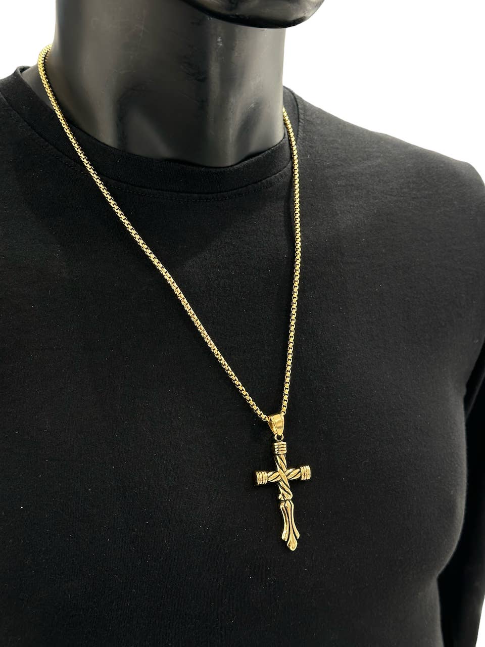 Herrevedhæng i rustfrit stål 224TG09