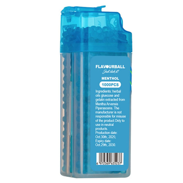 1000 stk Menthol Flavour Balls Aroma Kugler i Big Box