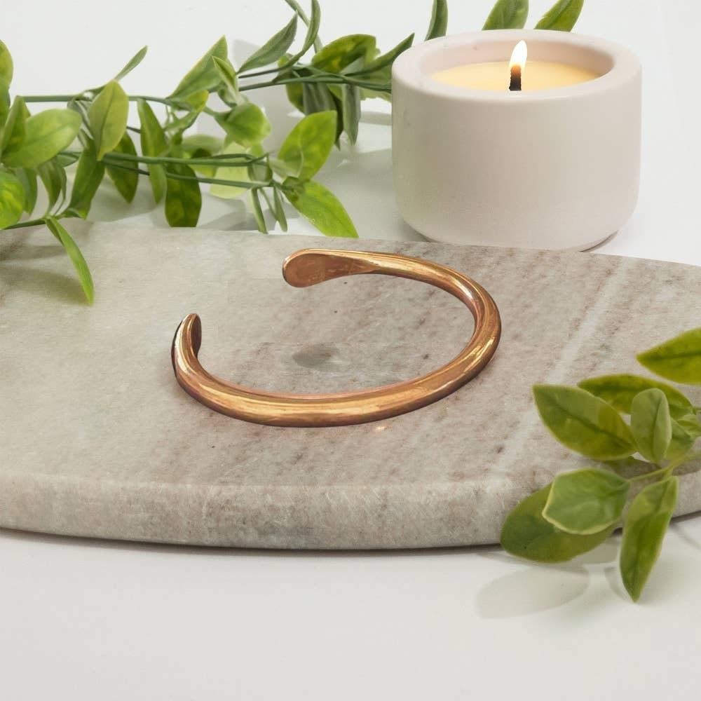 Kobber klemme armbånd til mænd