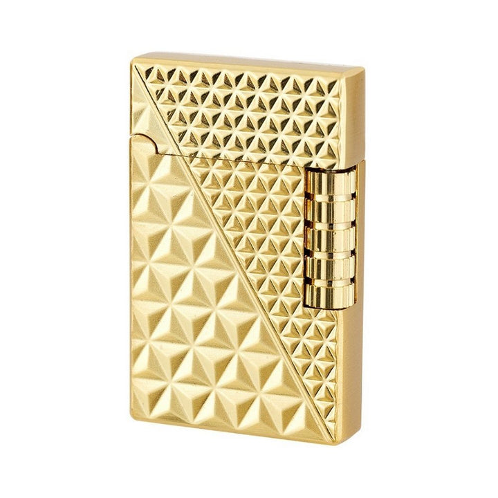 Eurojet Milan Gold Waffle Sten Lighter - Lighter fra Eurojet hos The Prince Webshop