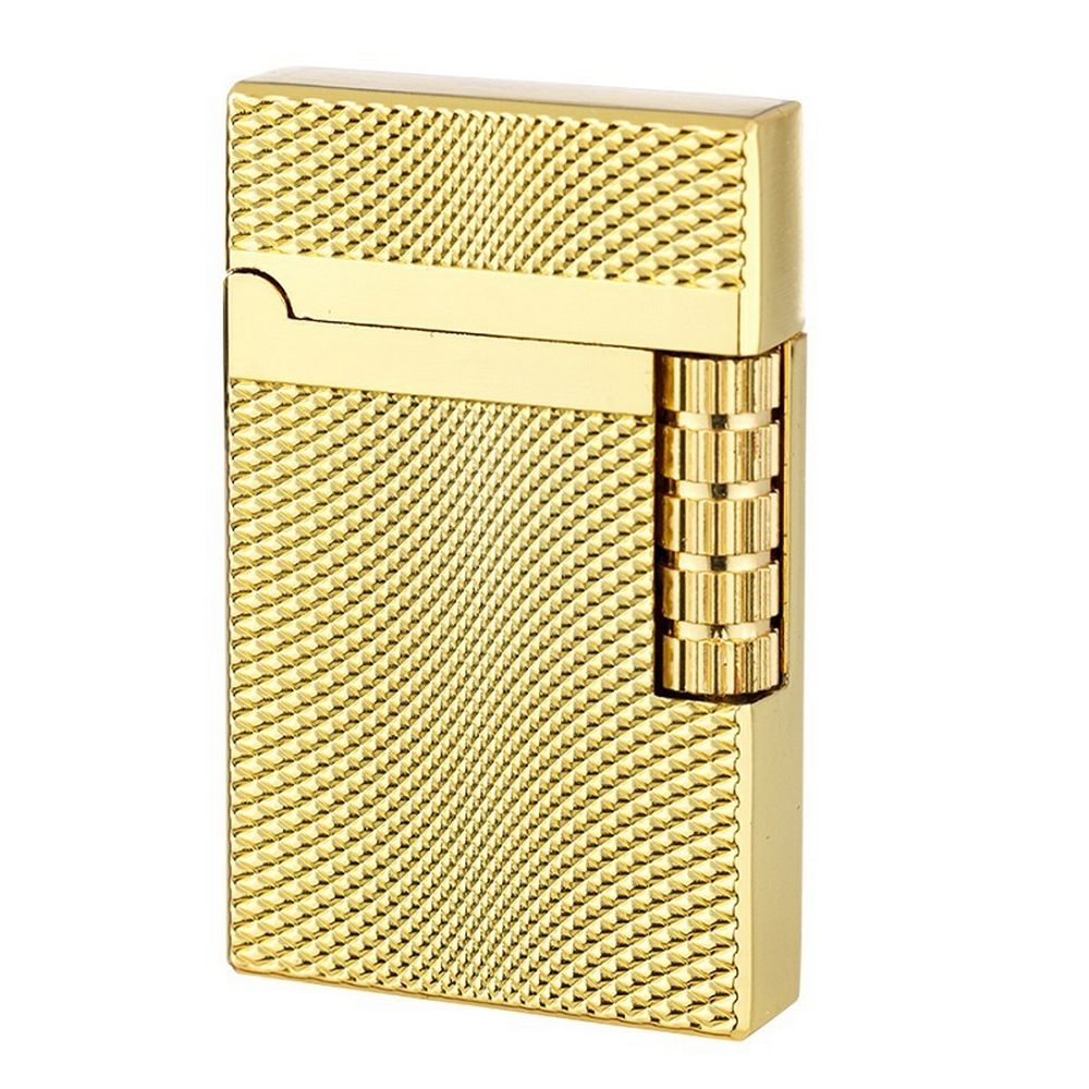 Eurojet Milan Jet Gold Carre Sten Lighter - Lighter fra Eurojet hos The Prince Webshop