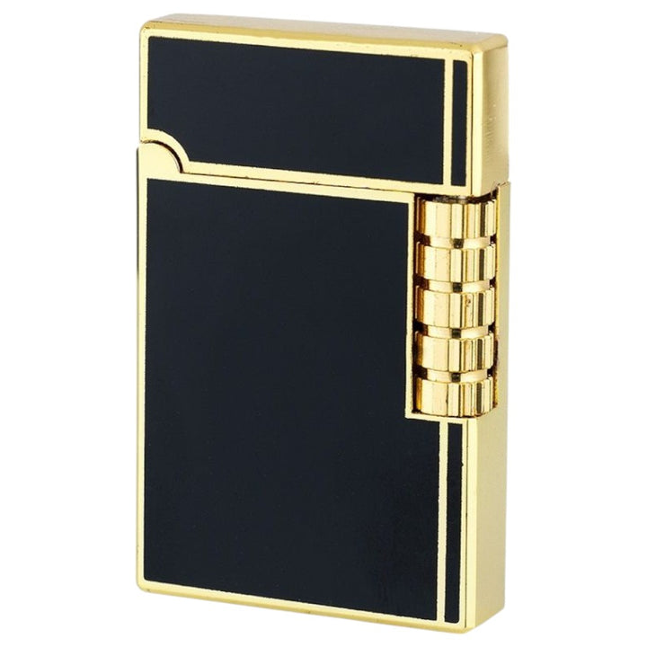 Eurojet Milan Jet Black Gold Sten Lighter - Lighter fra Eurojet hos The Prince Webshop