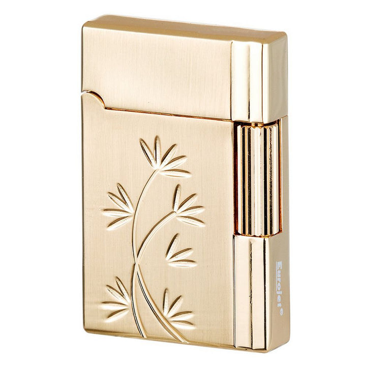 Eurojet Gender Classic Lighter - Gaslighter med Sten - Guld Gravur - Lighter fra Eurojet hos The Prince Webshop
