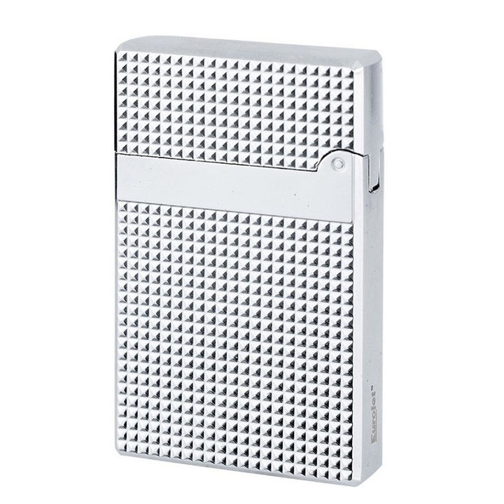 Eurojet Milan Jet Silver Waffle Sten Lighter - Lighter fra Eurojet hos The Prince Webshop
