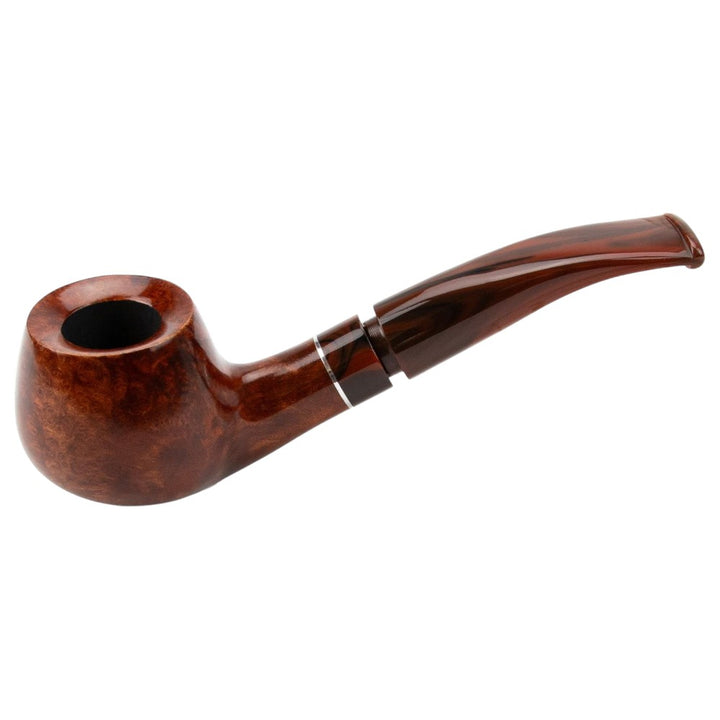 Cesare Barontini "Lido" Glat Halvbøjet Pibe - Elegant Luxus