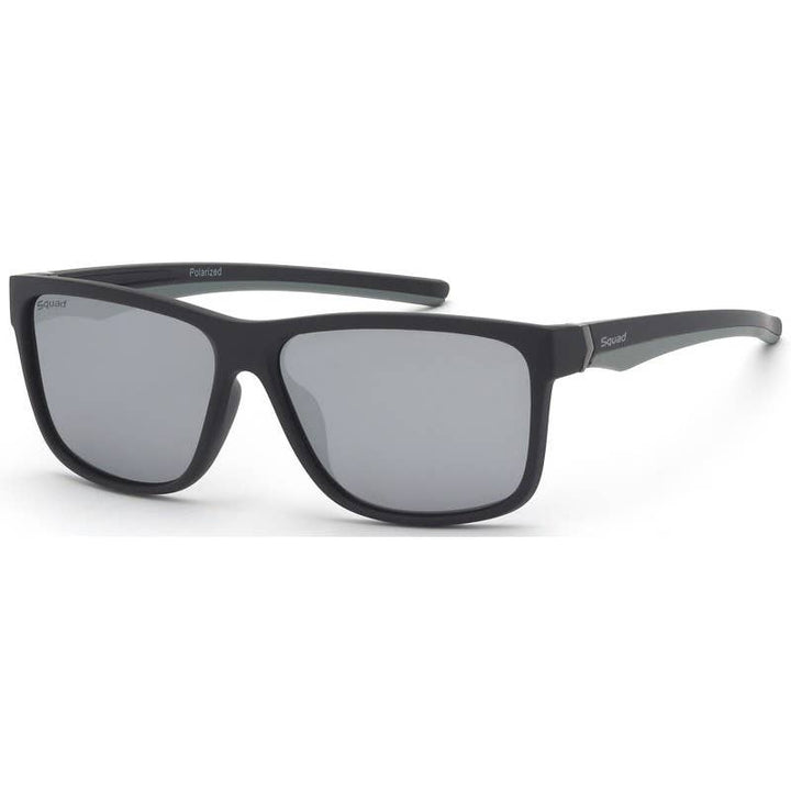 Squad Men's Full Frame UV400 Polarized Sunglasses - Black - Solbriller fra Squad Eyewear hos The Prince Webshop