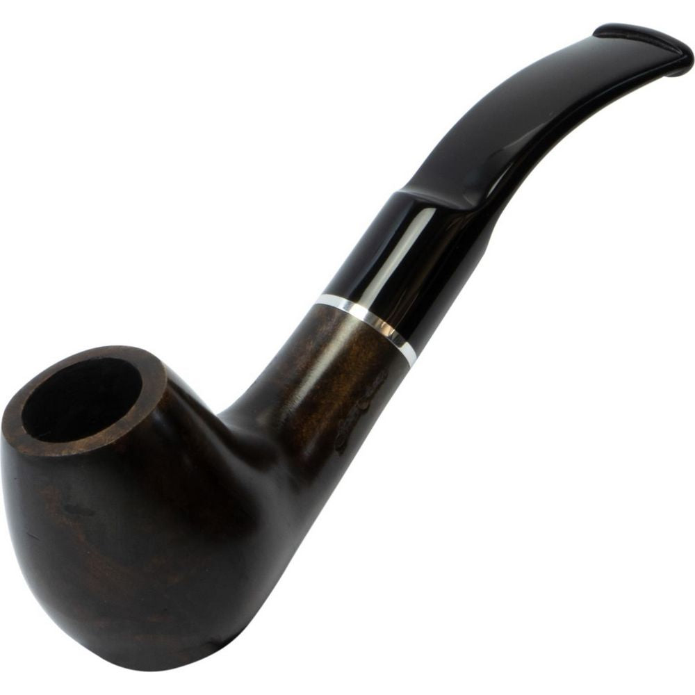 Jean Claude Pibe Let-bøjet Mørk Brun - Pibe fra Jean Claude hos The Prince Webshop