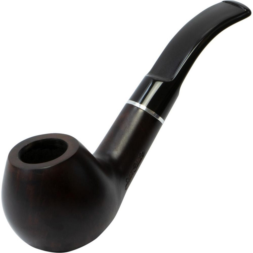 Jean Claude Pibe Bøjet Rød Brun - Pibe fra Jean Claude hos The Prince Webshop