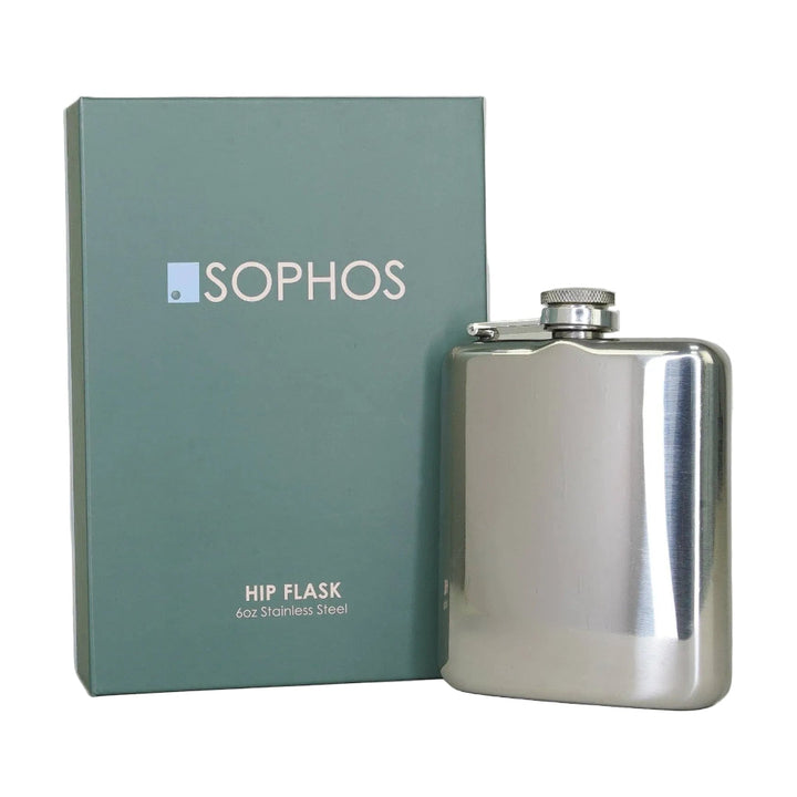 6 oz firkantet lommelærke i chrome