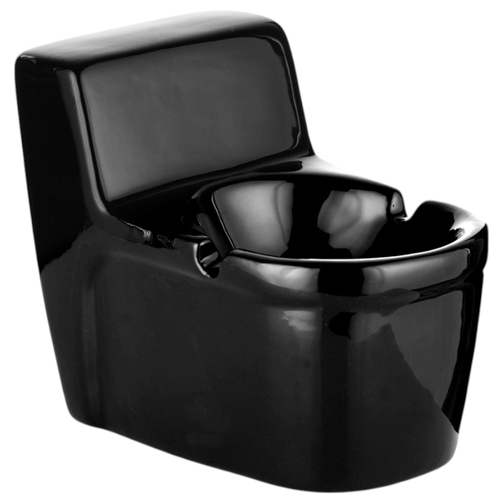 WC Askebæger i Sort Keramik - Askebæger fra Smokers Corner hos The Prince Webshop