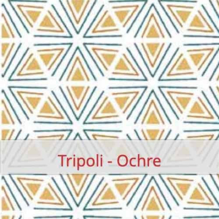 FLAX & STITCH - 5 små lommetørklæder i futteral - Tripoli Ochre - Lommetørklæde fra FLAX & STITCH hos The Prince Webshop