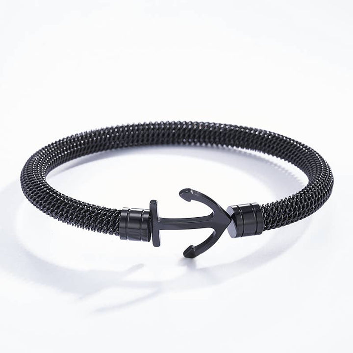 Captain Rustfrit stål armbånd - 3 farver