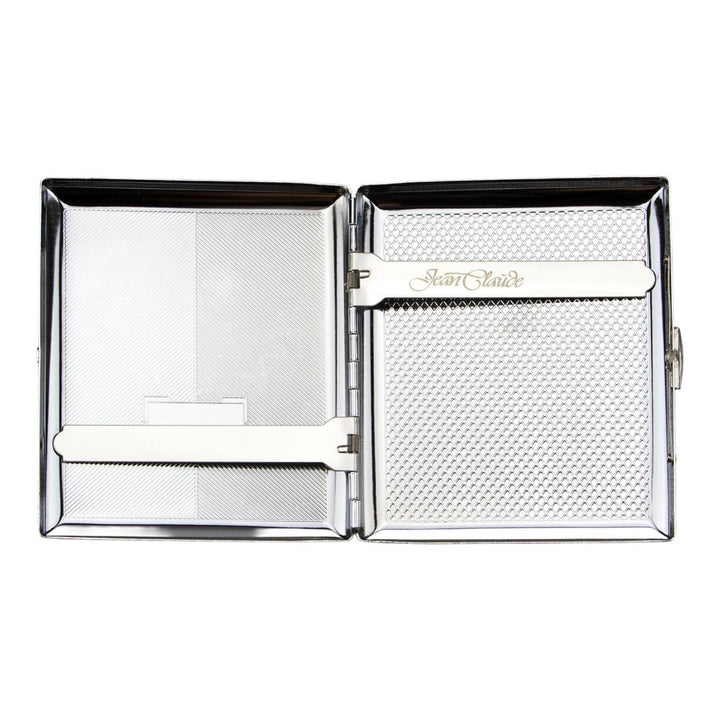JC Brushed Cigaret Etui til 18 King Size Cigaretter - Cigaret Etui fra Jean Claude hos The Prince Webshop