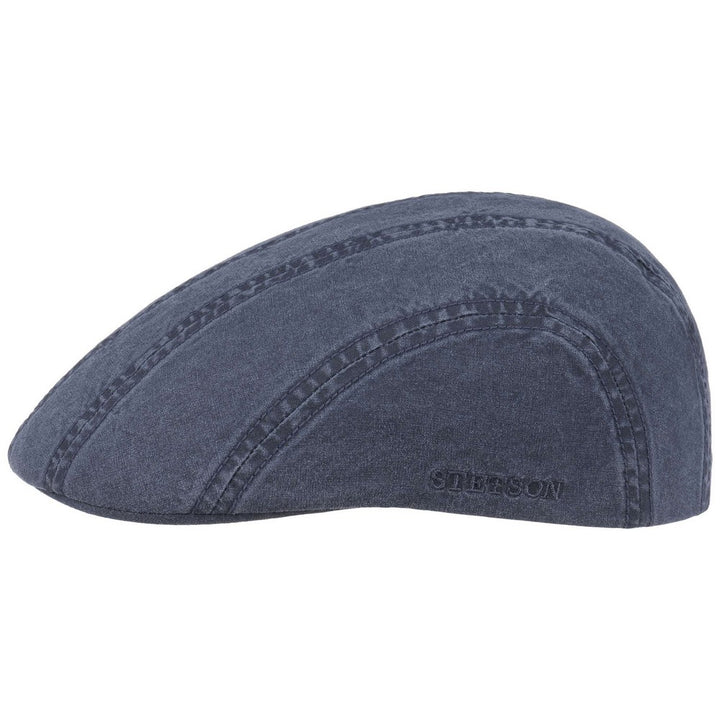 Stetson Ivy Cap Delave Organic Cotton - Navy Letvægt - Flat Cap fra Stetson hos The Prince Webshop