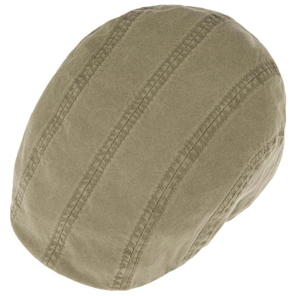 Stetson Ivy Cap Delave Organic Cotton - Khaki Letvægt - Flat Cap fra Stetson hos The Prince Webshop