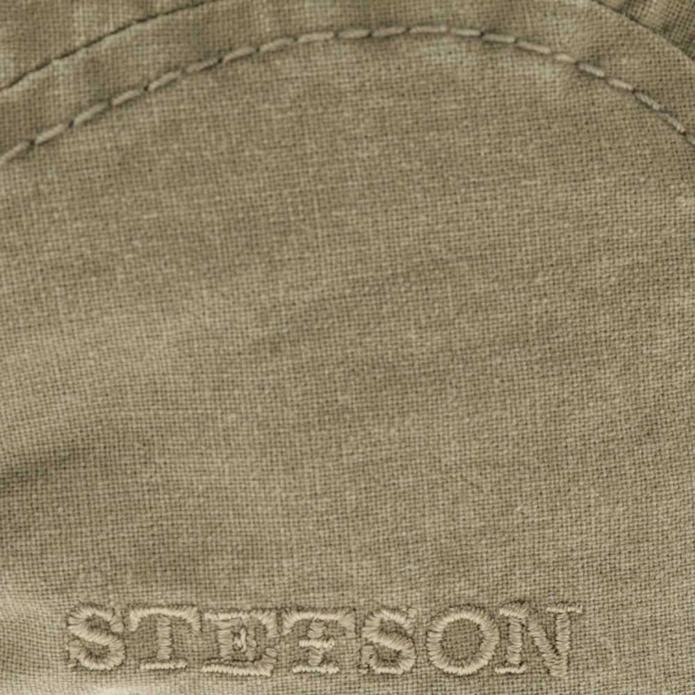 Stetson Ivy Cap Delave Organic Cotton - Khaki Letvægt - Flat Cap fra Stetson hos The Prince Webshop