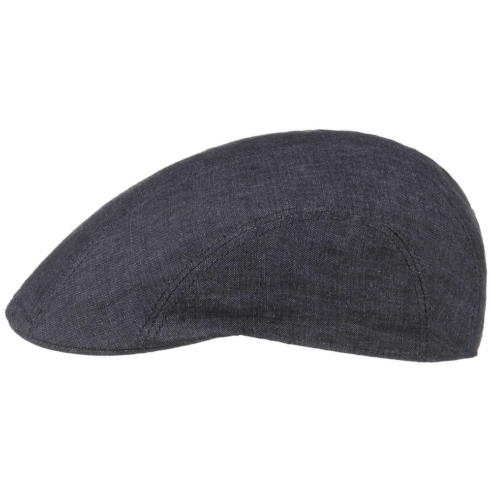 Stetson Ivy Cap Linen Dark Grey - Flat Cap fra Stetson hos The Prince Webshop