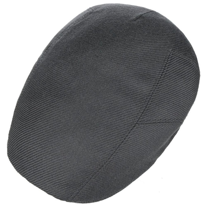 Stetson Ivy Cap Wool Twill Sixpence - Stål Grå - Flat Cap fra Stetson hos The Prince Webshop