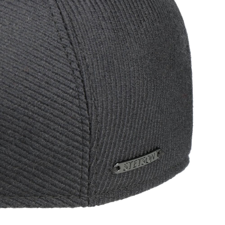 Stetson Ivy Cap Wool Twill Sixpence - Stål Grå - Flat Cap fra Stetson hos The Prince Webshop
