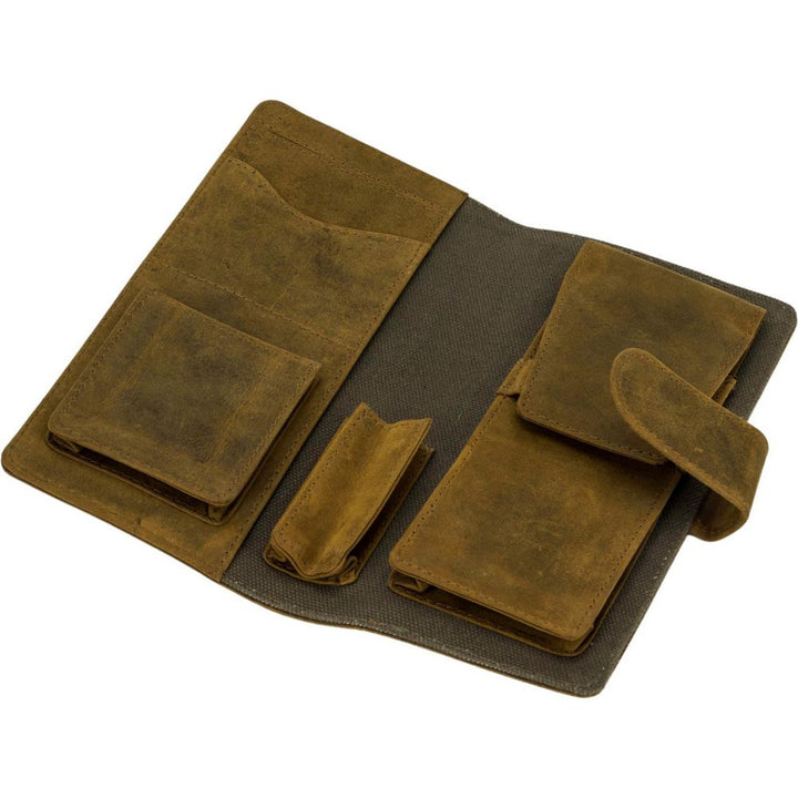 Passatore Cigar Etui i Antik Brunt Læder - Cigar Etui fra Passatore hos The Prince Webshop