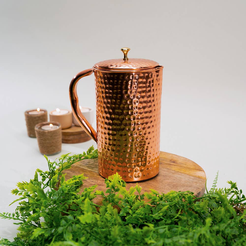 Ren Kobberkande Hamret- 1,5 liter - Bartender Gear fra Ayurveda Specialist B.V. hos The Prince Webshop