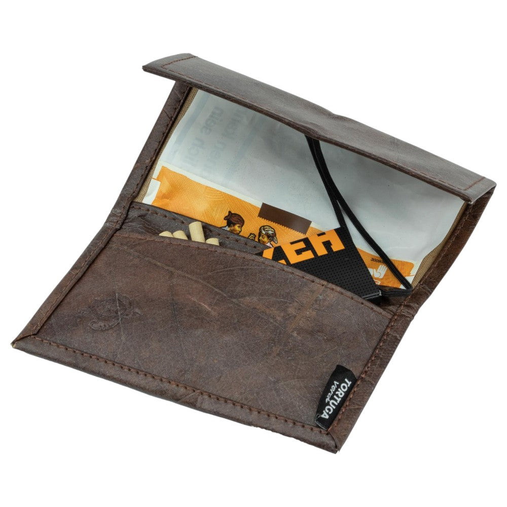 Tortuga Verde Tobakspung Brun - Lavet af Teakblade - Pibe Tilbehør fra Tortuga Verde hos The Prince Webshop