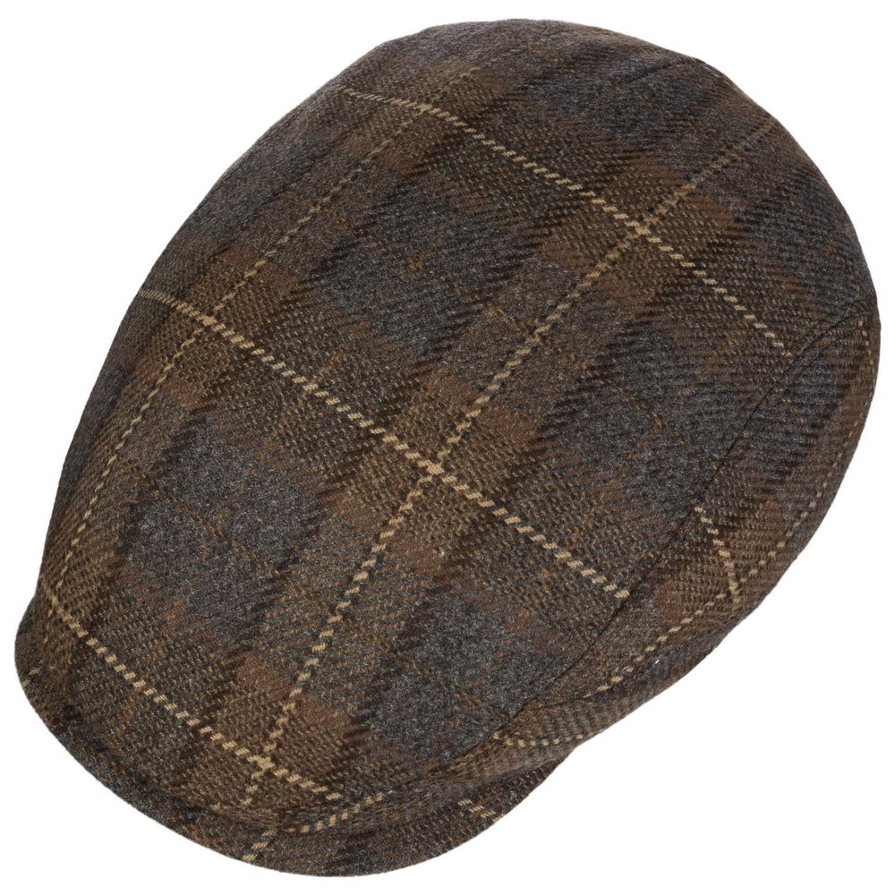 Stetson Driver Cap Glen Check Wool Cashmere - Flat Cap fra Stetson hos The Prince Webshop