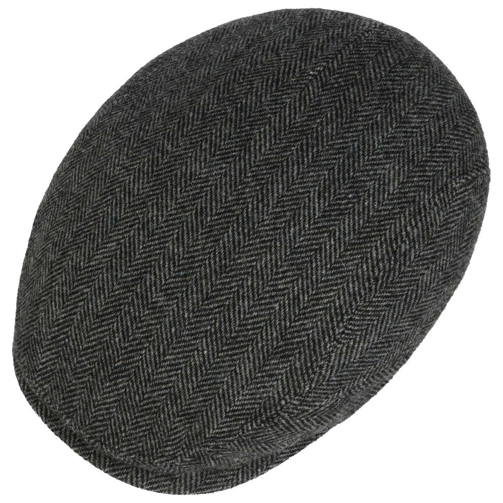 Stetson Driver Cap Wool Herringbone Moss Green - Flat Cap fra Stetson hos The Prince Webshop