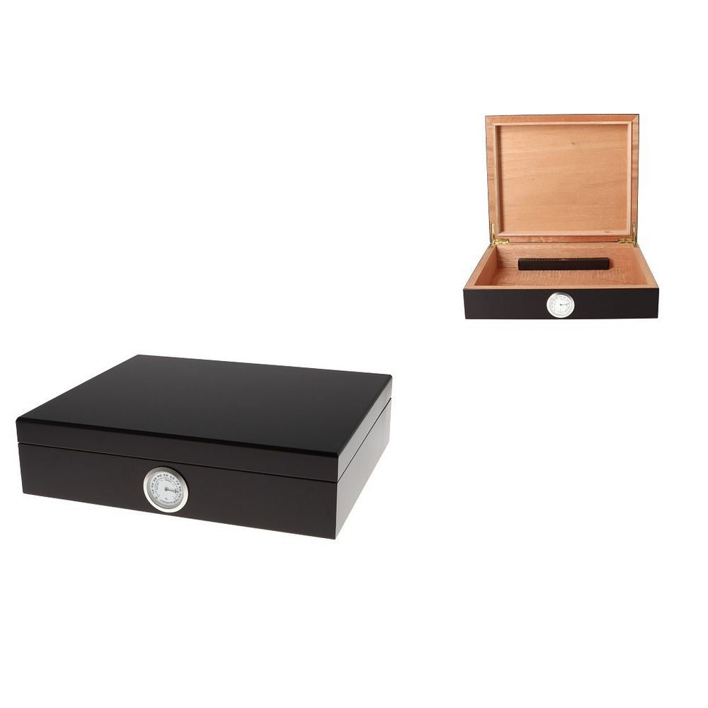 GERMANUS Movella Cigar Humidor - Sort - Cigar Humidor fra Germanus hos The Prince Webshop