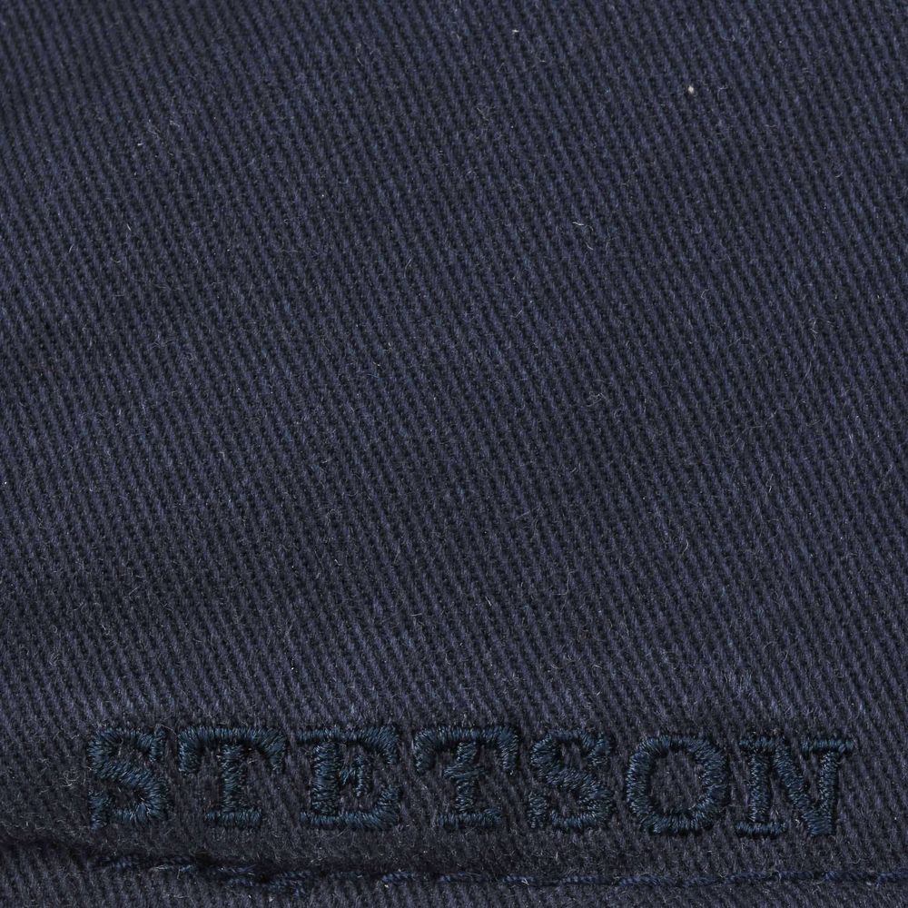 Stetson Texas Flat Cap Cotton - Navy Blå Duck Cap - Flat Cap fra Stetson hos The Prince Webshop