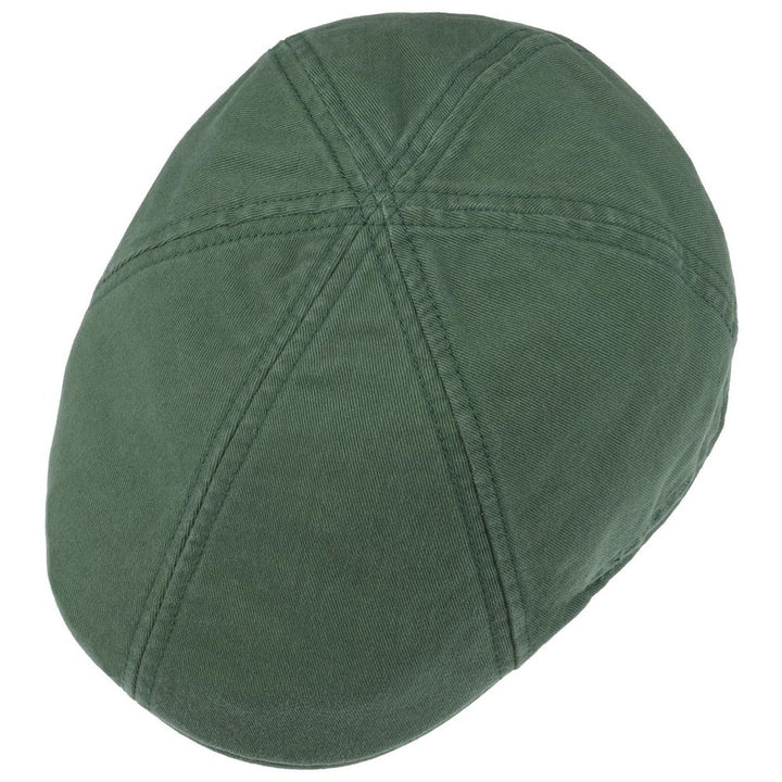 Stetson Texas Flat Cap Cotton - Grøn Duck Cap - Flat Cap fra Stetson hos The Prince Webshop