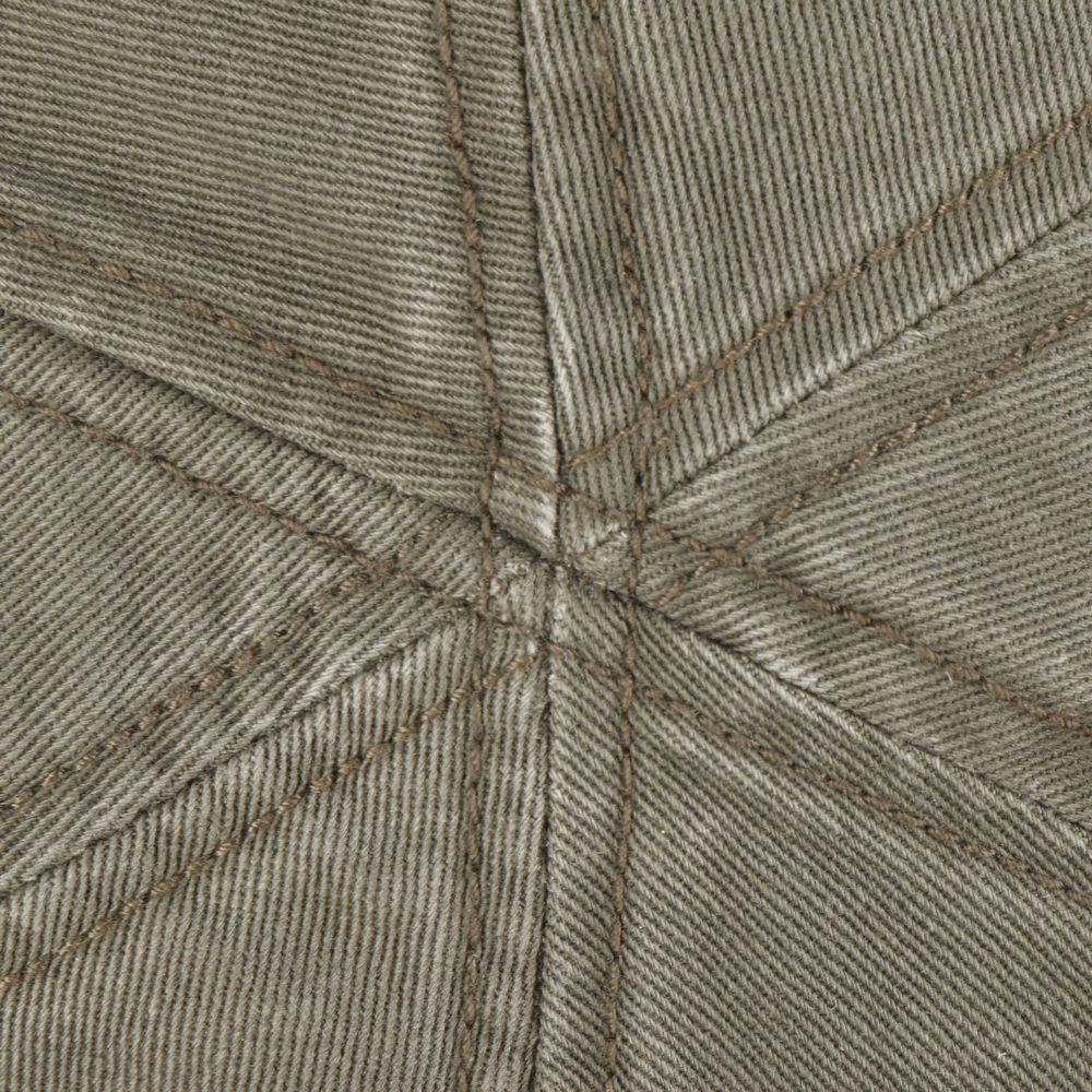 Stetson Texas Flat Cap Cotton - Armygrøn Duck Cap - L (59 cm) - Flat Cap fra Stetson hos The Prince Webshop