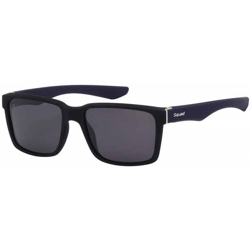 Squad Rectangular Shape UV400 Polarized Sunglasses - Black - Solbriller fra Squad Eyewear hos The Prince Webshop