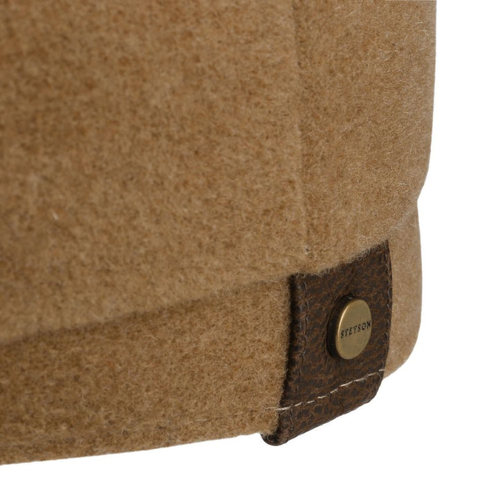 Stetson Hatteras Wool Cashmere Camel - Flat Cap fra Stetson hos The Prince Webshop